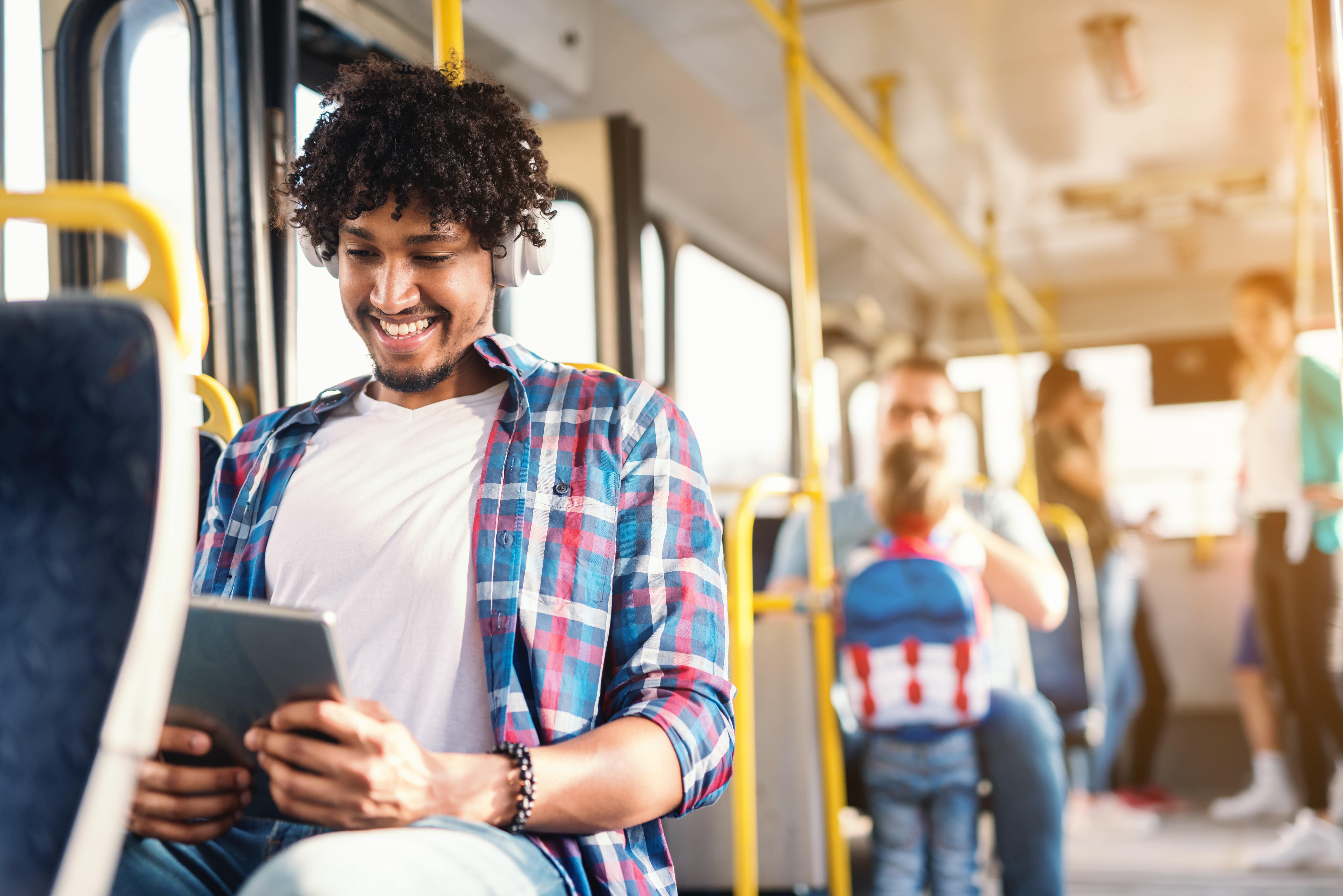 passanger on bus