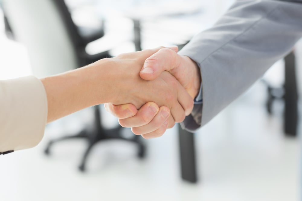 shaking hands